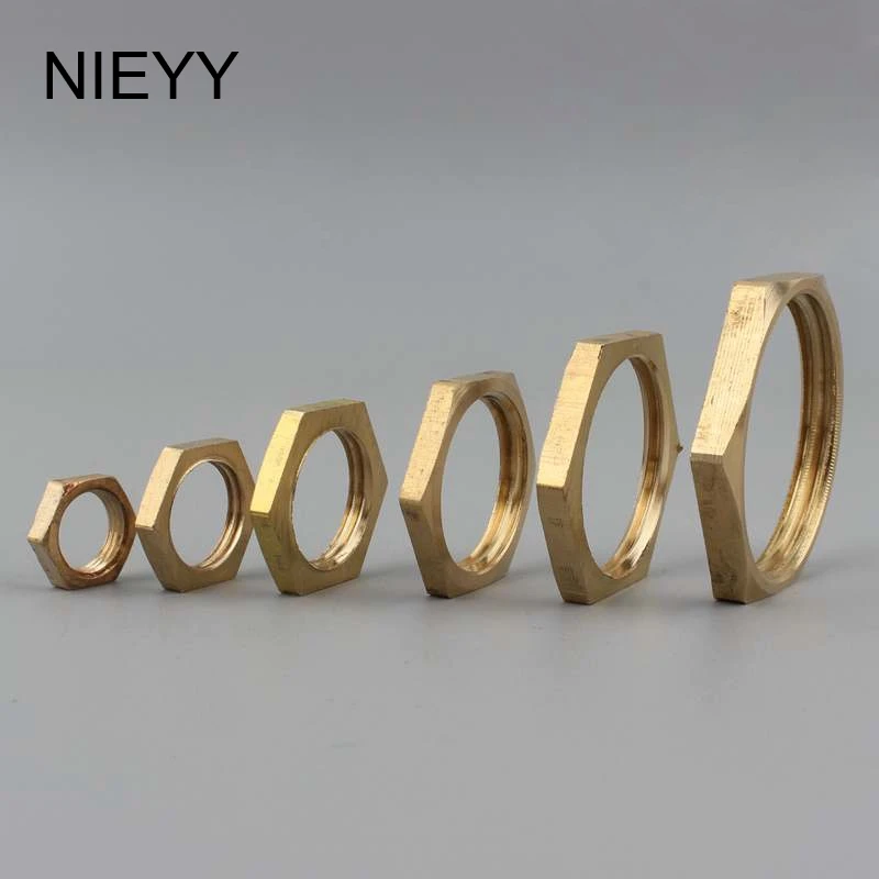 5pcs High Quality Female Thread 1/8'' 1/4'' 3/8&quot 1/2&quot 3/4&quot 1&quot Hexagonal Nuts Caps Water Heating Fixed Cap Sealing