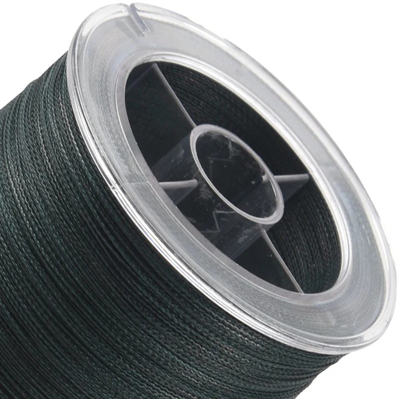 500 м 50 фунтов красочные 4 нити Multifilament PE плетеная леска(зеленый