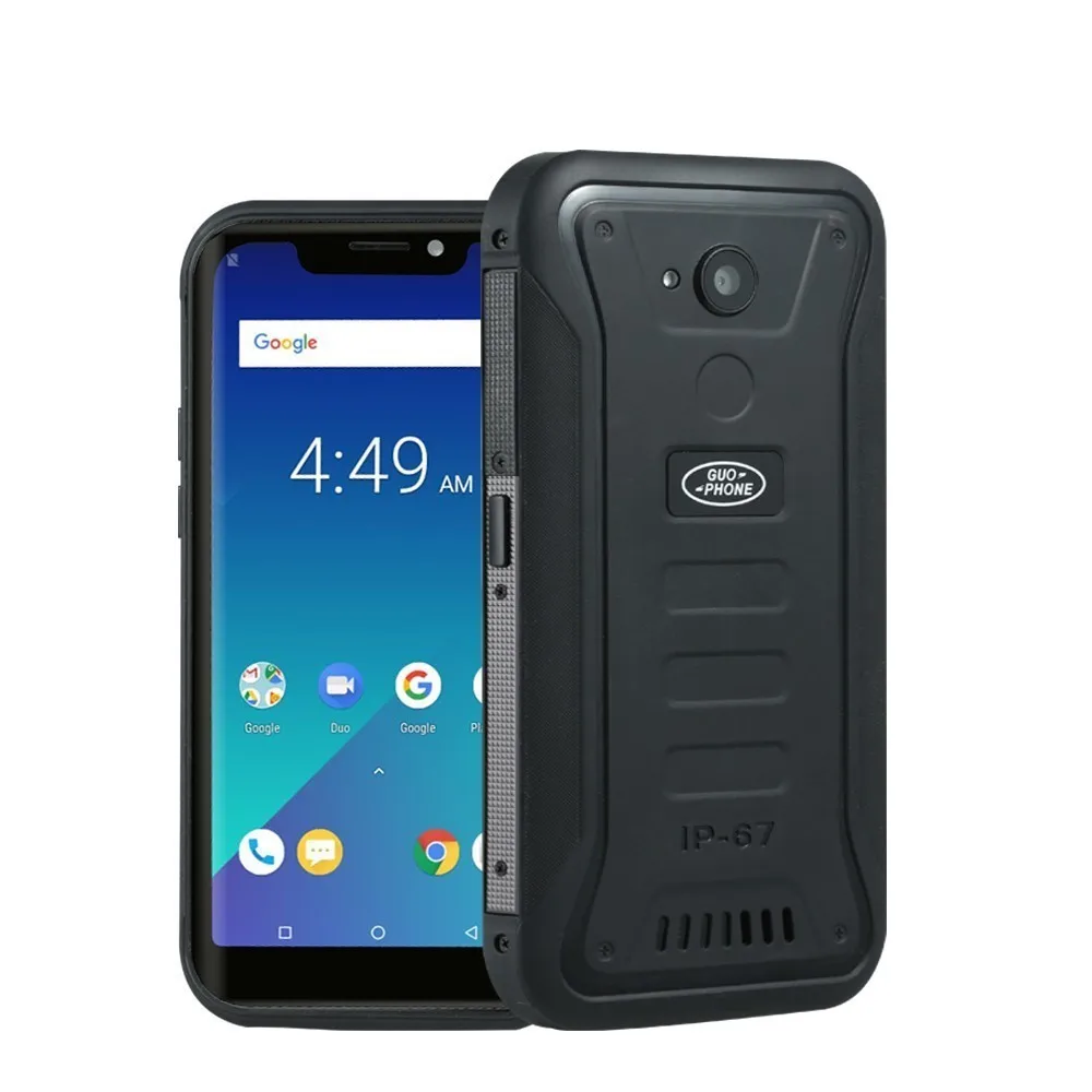 X3 водонепроницаемый ударопрочный смартфон 5," IP67 4G LTE четырехъядерный Android 8,1 2 ГБ+ 16 Гб 4500 мАч 8,0 МП прочный пылезащитный Мобильный телефон - Цвет: Черный