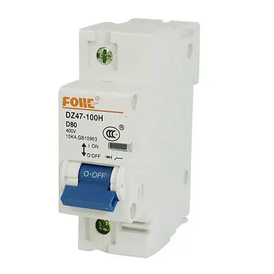 

AC 400V 80A Single Pole Overload Protection MCB Mini Circuit Breaker