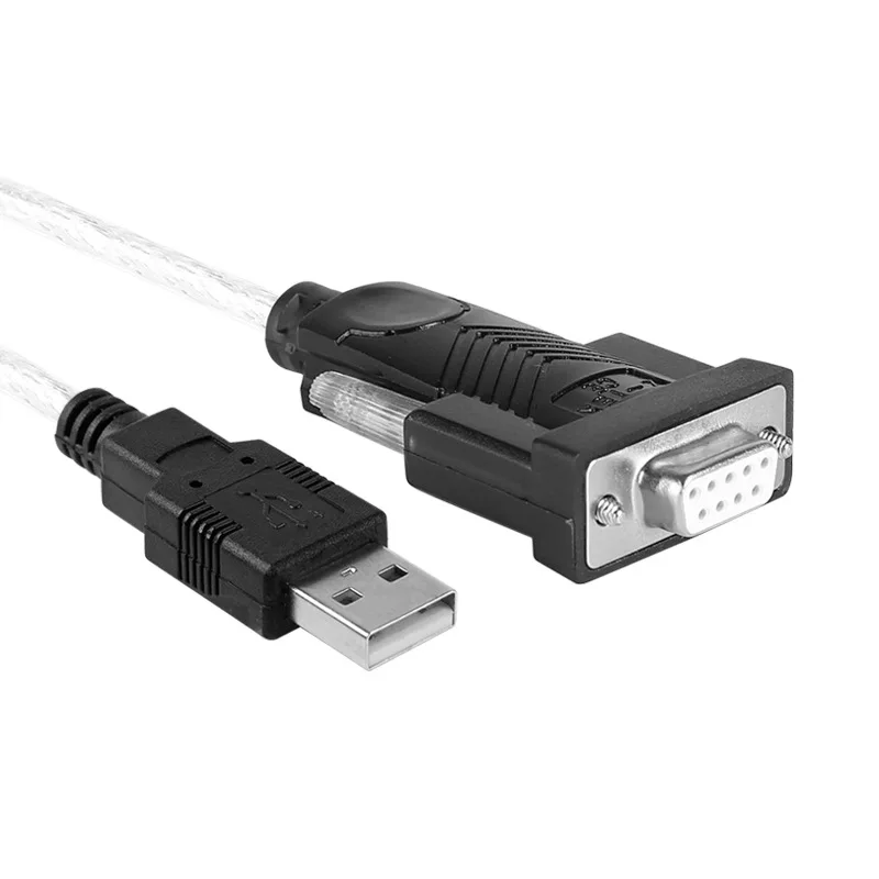 

Z-TEK Z-tek OEM Custom Industrial Cable 9 Hole DB9 Female USB Turn RS232 Serial Port 3M ZE657