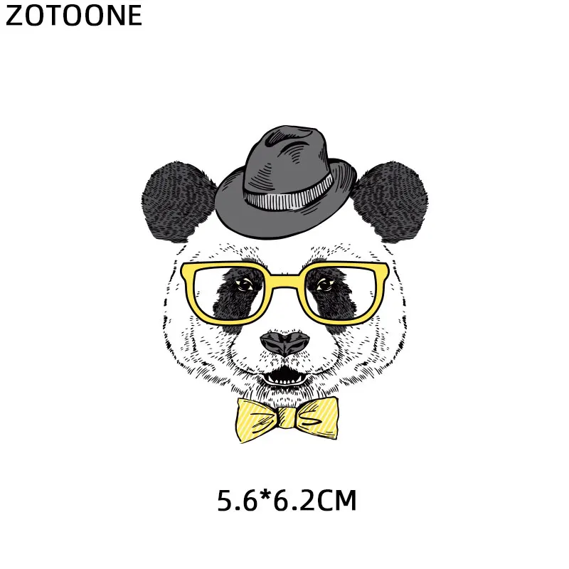 ZT1315 ZOTOONE, железные нашивки для милых собак, кошек, медведей, наклейки для животных, переводные наклейки для одежды, футболки, самодельные аксессуары для передачи тепла, Аппликации E - Цвет: ZT1315