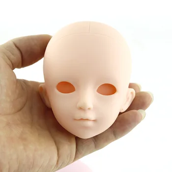 

1 Piece 1/4 Dolls Head Doll Accessories for Practice Makeup BJD Dolls Head Fit for 45cm Doll Toys for Girls Bjd Doll Toys