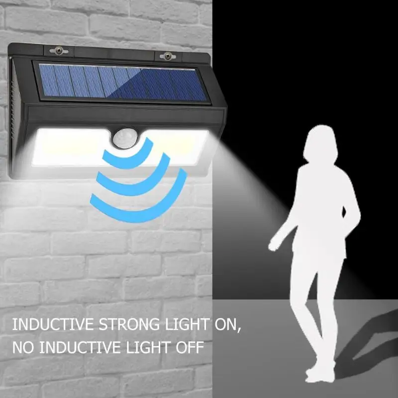 COB 48/55LED солнечный датчик движения открытый настенный светильник водонепроницаемый садовый уличный светильник