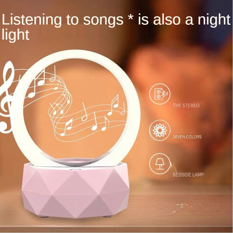 Bluetooth-колонка с ночным освесветильник ением умная Беспроводная колонка
