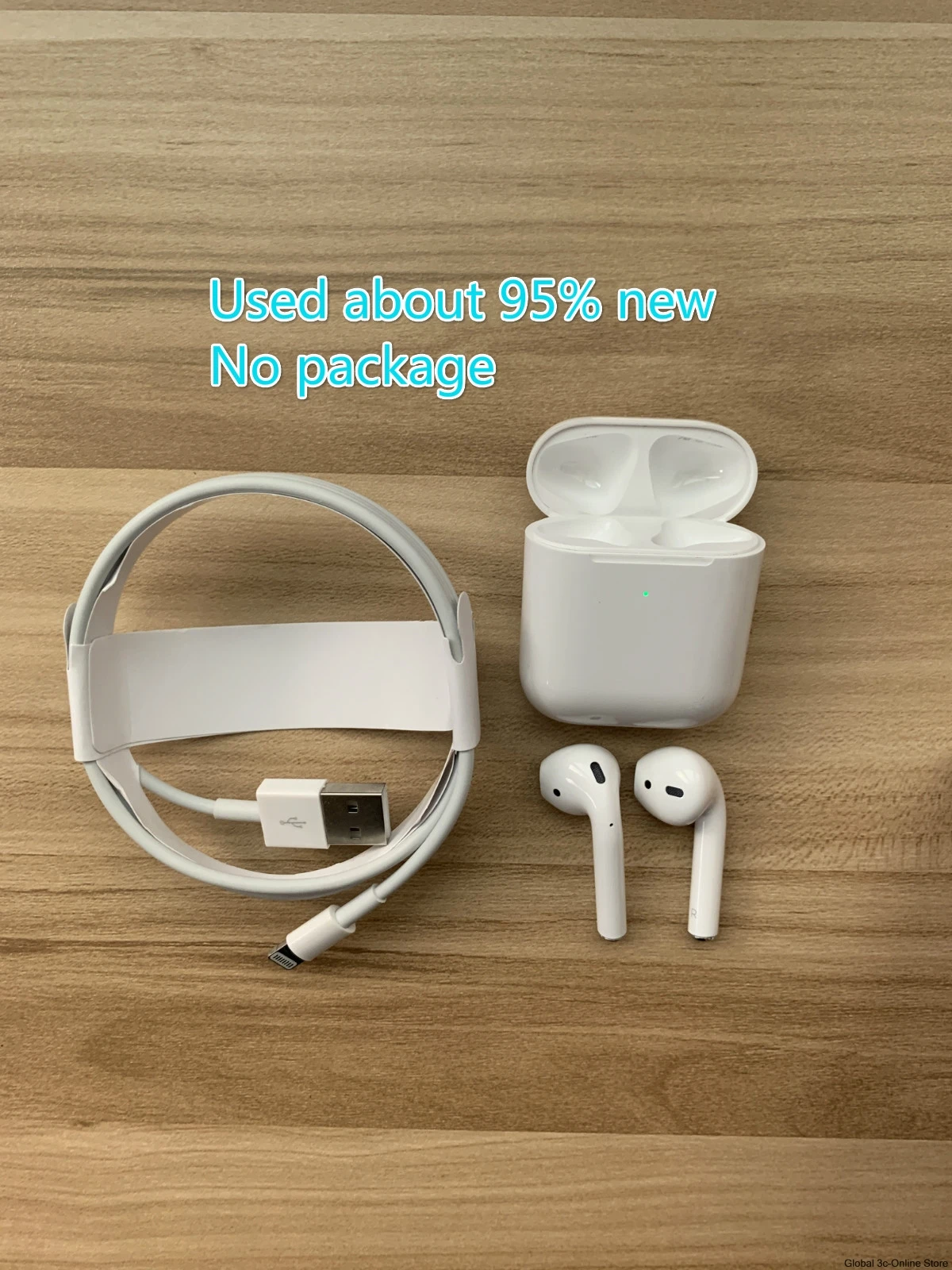 Б/у Apple AirPods 2nd с зарядным чехлом Bluetooth наушники беспроводные Тоны подключение Siri