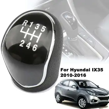 

High Quality ABS 6 Speed Manual Gear Shift Knob Shifter Lever Stick Handball Head For for Hyundai IX35 2010-2016