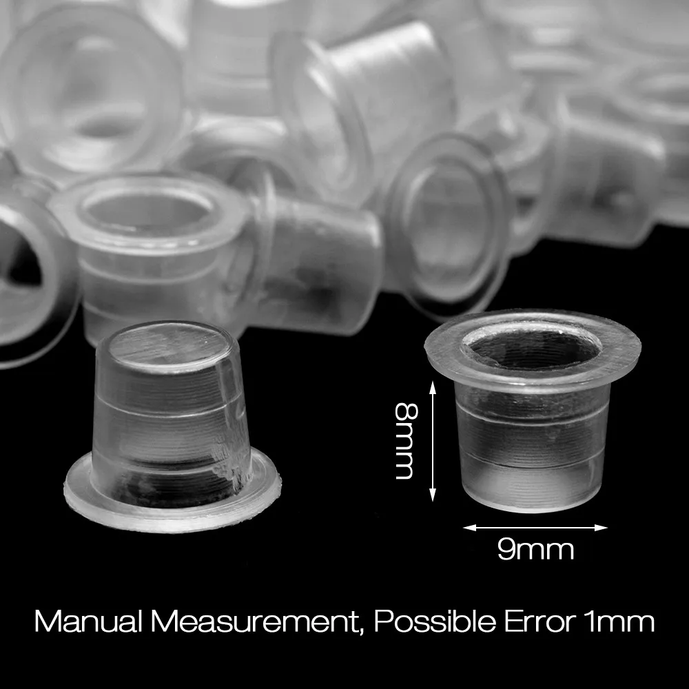 1000 шт. пластиковые одноразовые тату чернила чашки с микроблейдинга пигментный