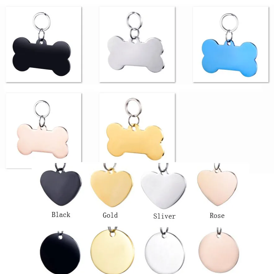 

Wholesale blank stainless steel dog tag pet ID tag