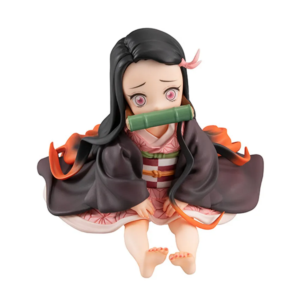 Аниме фигурки Kamado Nezuko Kimetsu no Yaiba Экшн демон Slayer милые игрушки для детей ПВХ