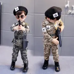 Для детей, актриса сериала «Потомки солнца» на Хэллоуин; Детский костюм для косплея для мальчиков армейский костюм военная униформа