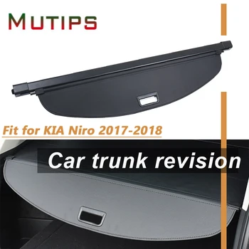 

Mutips 1Set Car Rear Trunk Cargo Cover For Kia Niro 2017 2018 Car-styling Black Security Shield Shade Auto accessories