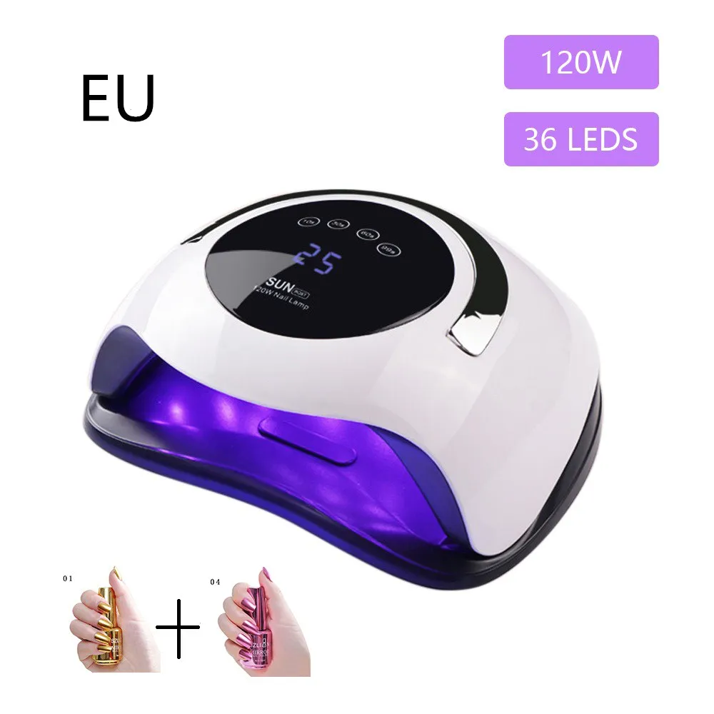 Лампа для маникюра светодиодный Сушилка для ногтей 120W USB гелевая лампа для ногтей, осушающая лампа для гель Лаки с лак для ногтей Авто Маникюр Сенсор - Цвет: 06