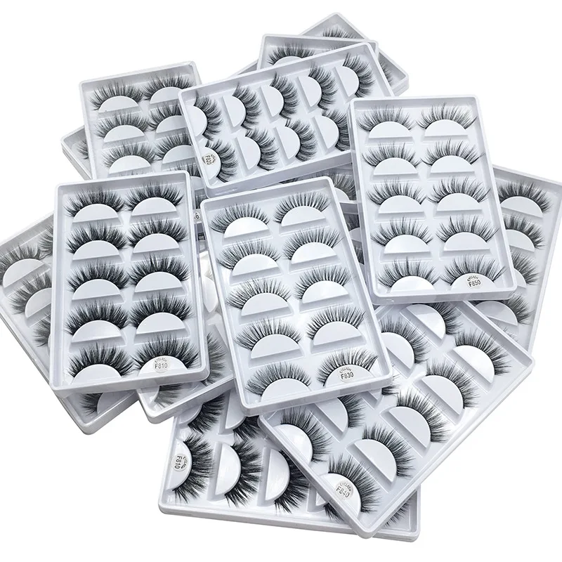 

Private label 3d mink eyelashes invisible/clear band false lashes