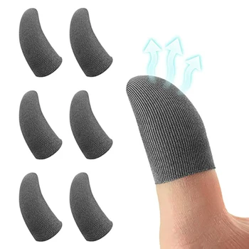 

3 Pairs Sweatproof Controller Finger Covers for PUBG Sleeve Reusable Smartphone Gaming Thumb Gloves for Mobile Phone