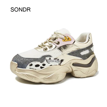 

Winter Warm Shoes Women Platform Sneakers Fur Patchwork Fashion Brand Ladies Chunky footware with Fur Female zapatos de mujer