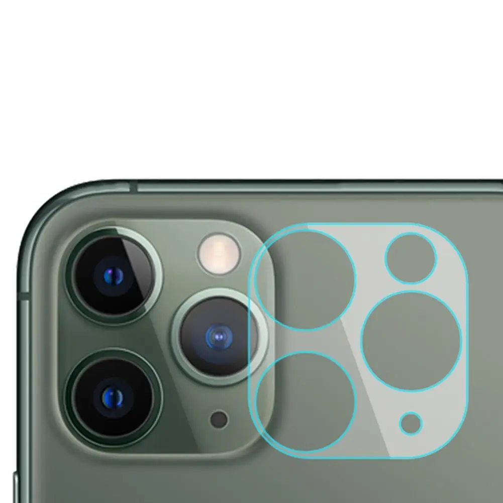 Прозрачный 3D чехол из закаленного стекла для iPhone 11 Защитная пленка объектива