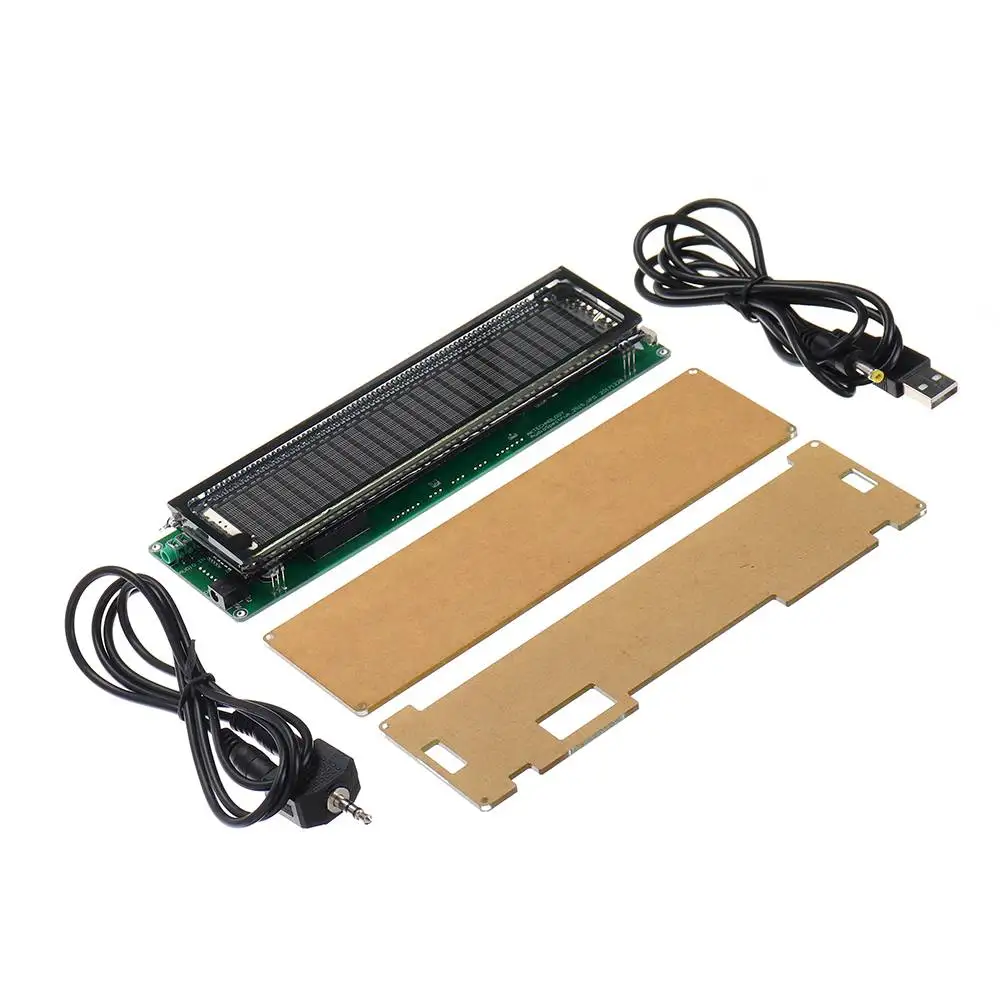 DIY AK2515 VFD набор индикаторов музыкального спектра звуковых частот 15 уровень VU метр экран усилитель дисплея доска часы Регулируемый