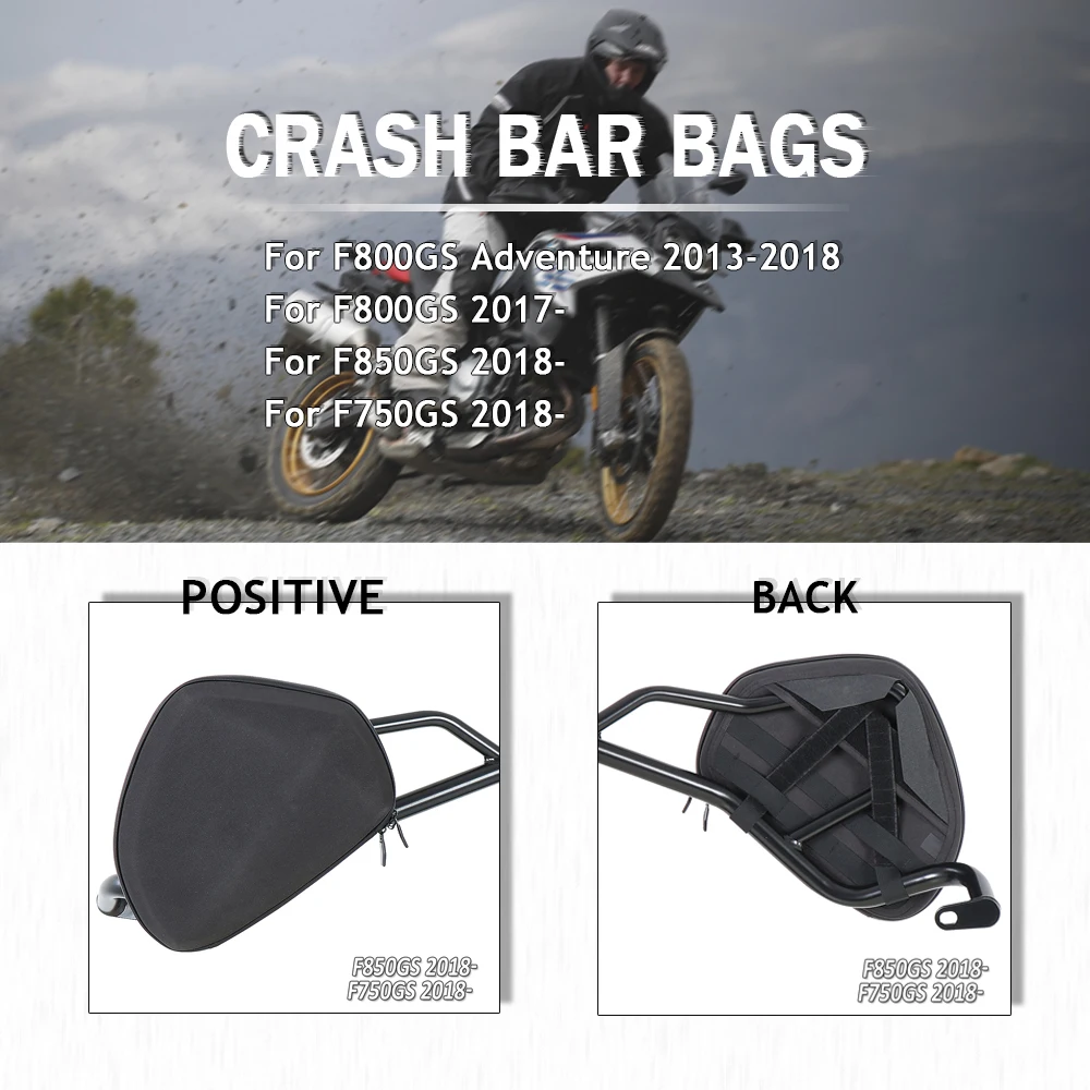 

F 850/750/800 GS Crash Bar Bags NEW Motorcycle Waterproof Repair Tool Placement Bag FOR BMW F850GS F750GS F800GS ADVENTURE