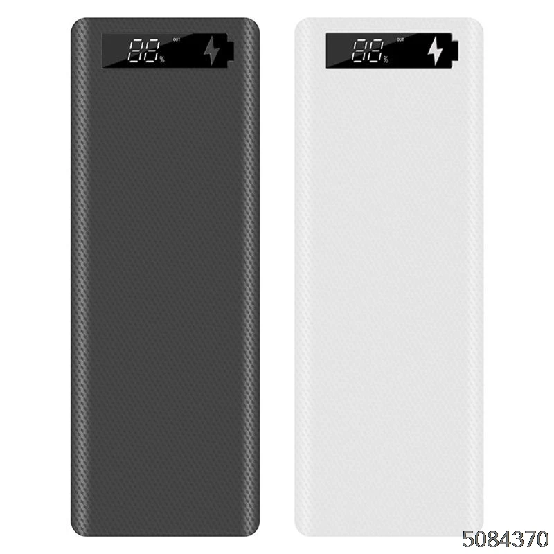 

LCD Display DIY 10x18650 Battery Case Power Bank Shell Charger Box Accessories