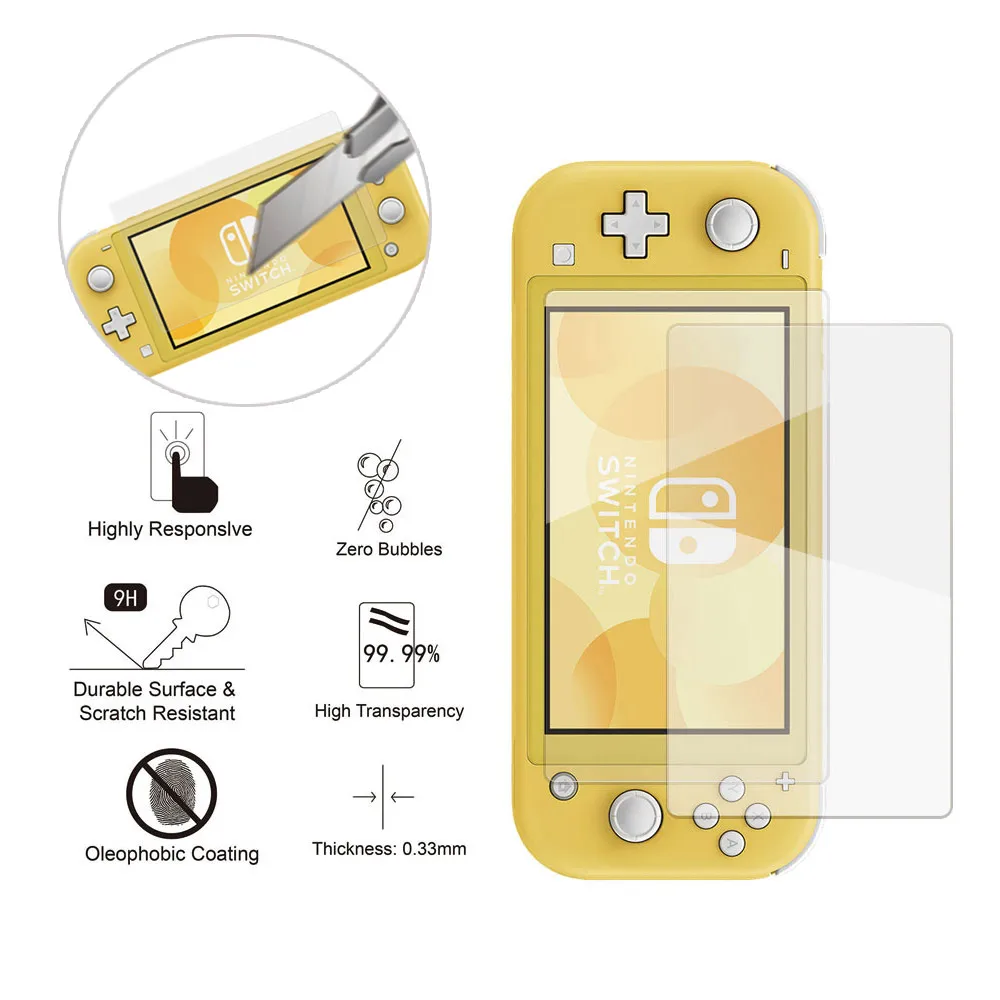 N-Switch Lite 4 игровая карта sltgampad задняя крышка с закаленным стеклом протектор игровой коврик контроллер протектор