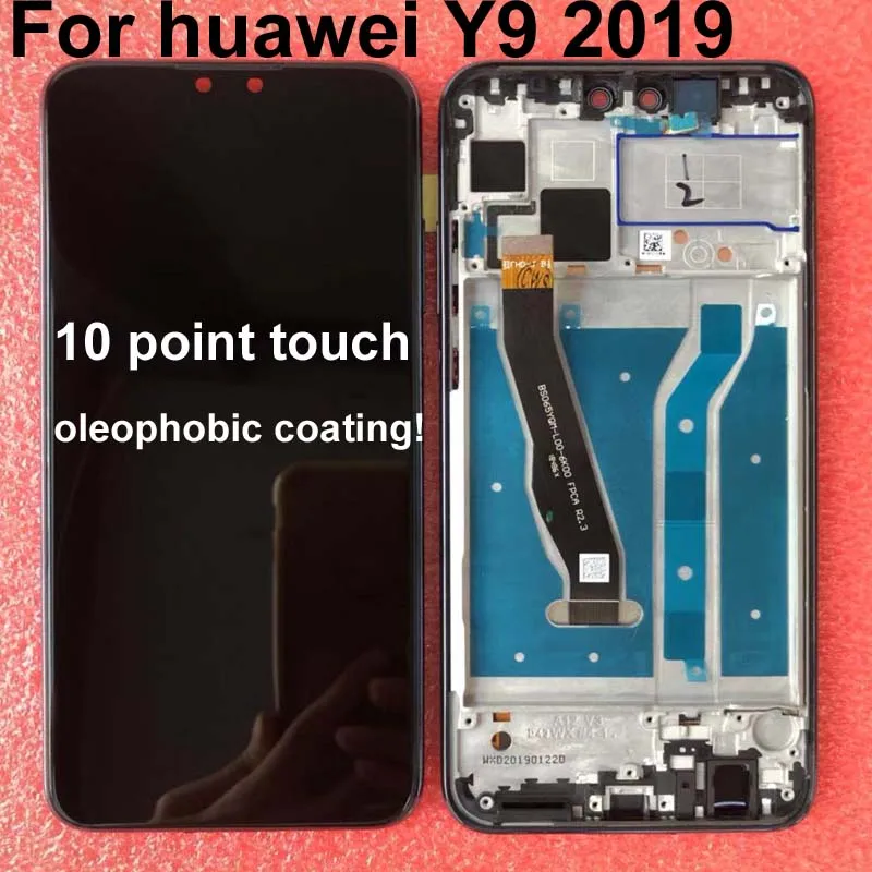 6,5 'ЖК-дисплей дисплей+ Сенсорный экран планшета Ассамблеи для huawei Y9 ЖК-дисплей JKM-LX1 JKM-LX2 JKM-LX3+ Инструменты