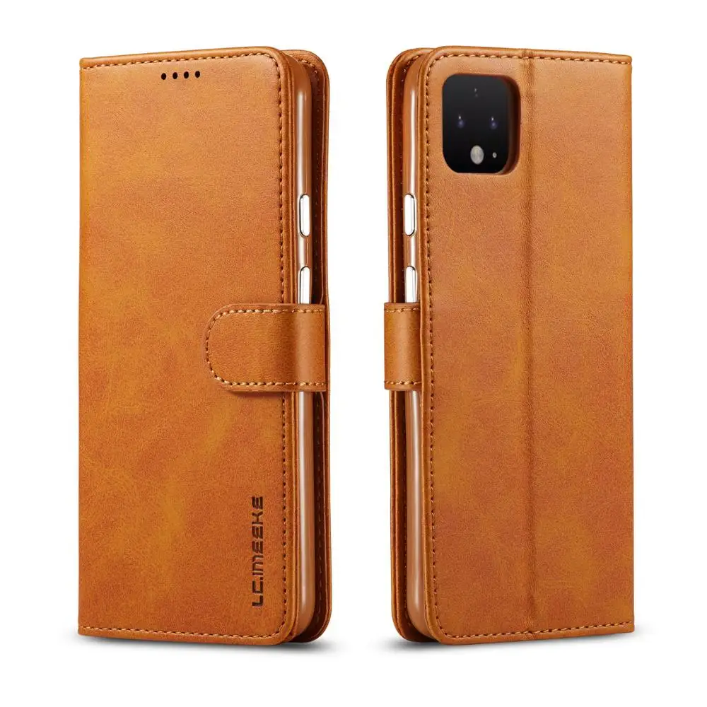 Cases For Google Pixel 4 Cover Case Luxury Magnet Flip Wallet Leather Phone Bags XL Coque | Мобильные телефоны и
