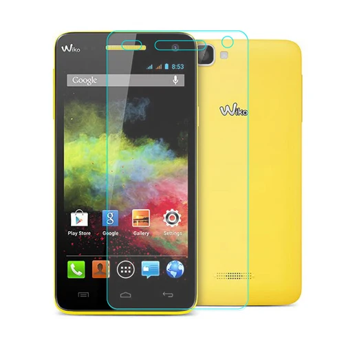 Pellicola Salvaschermo In Vetro Temperato Antideflagrante Da 0.26Mm 9H Per Wiko Rainbow / Explay Pellicola Protettiva Anteriore Anti-Frantumazione Fre