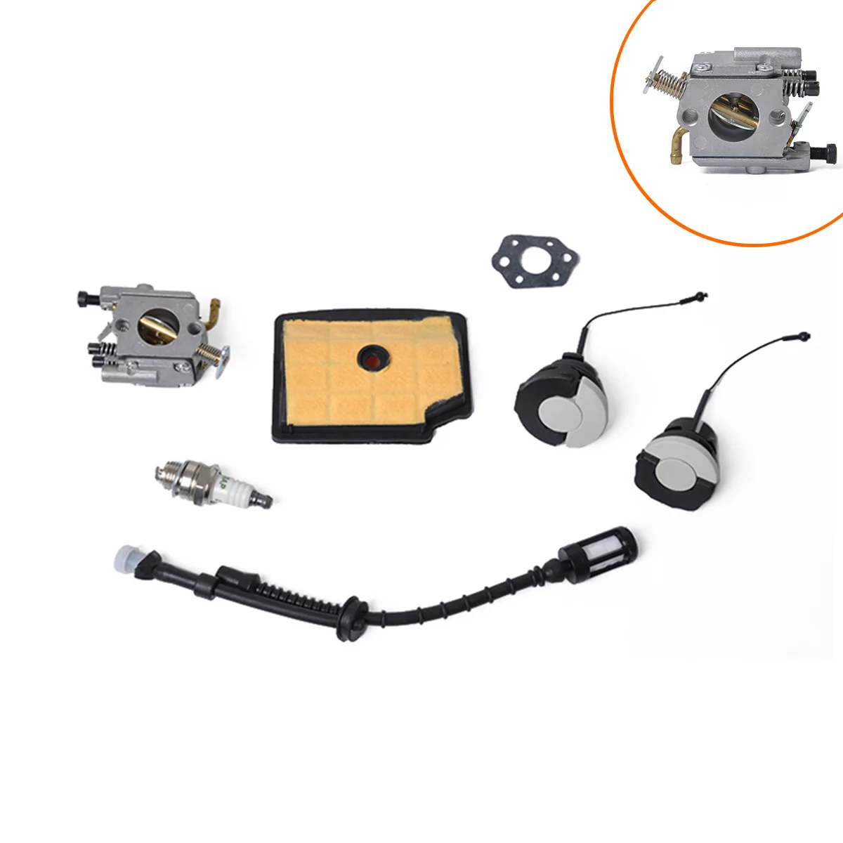 Карбюратор для stihl MS200 MS200T 020T MS 200 MS 200T арматура карбюратора цепная пила Carby для ZAMA C1Q-S126B 1129 120 0653