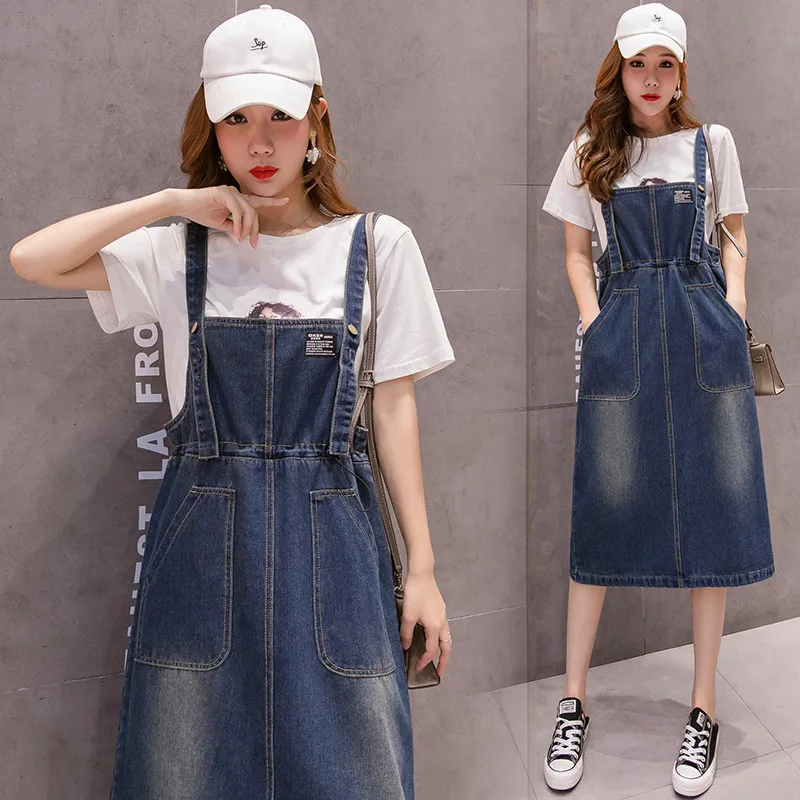 Новинка летнее женское платье повседневное универсальное однотонное джинсовое