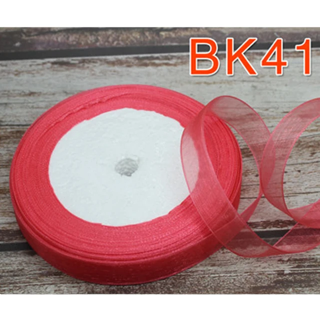 45 yard Snow Yarn Organza Gauze Ribbon Knitting Weaving Plastic Mesh Sheet Handbag Wedding  Hair Accessories  DIY Scrapbooking 5