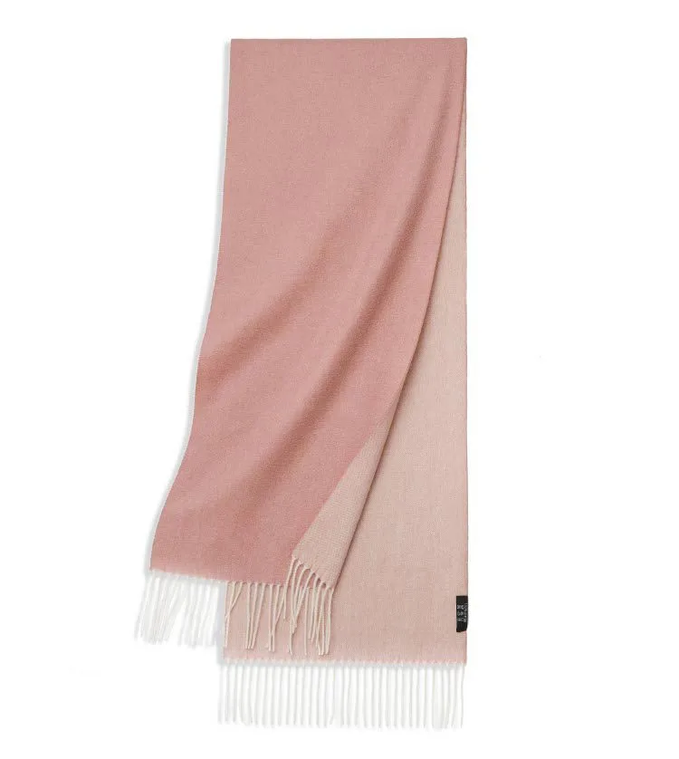 Зимний кашемировый шарф, мужские деловые шарфы, длинный базовый шарф, двойной цвет, заказное имя, рождественский подарок, 30*180 см