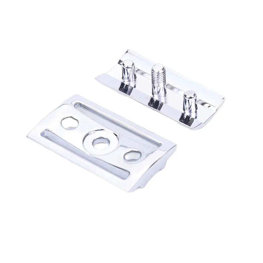 YAQI  Chrome Color Scalloped Bar Double Edge Safety Razor Head for mens 3