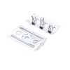 YAQI  Chrome Color Scalloped Bar Double Edge Safety Razor Head for mens 3