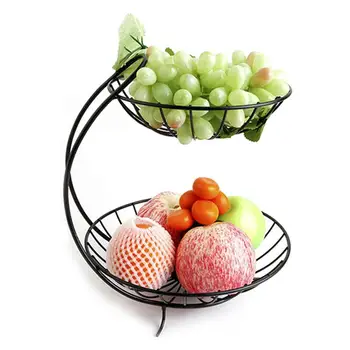 

Nordic Style Snack Storage Rack Creative Fruit Basket Hollow Out Vegetable Storage Container Multi-Purpose Drain Basket for Home