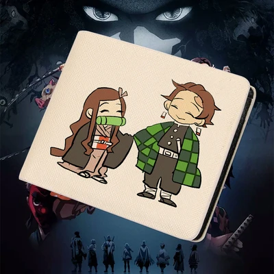 Demon Slayer: Kimetsu no Yaiba Kamado Tanjirou Kamado Nezuko Kanroji Mitsuri Rengoku Kyoujurou кошелек Косплей Iguro Obanai сумки - Цвет: 17