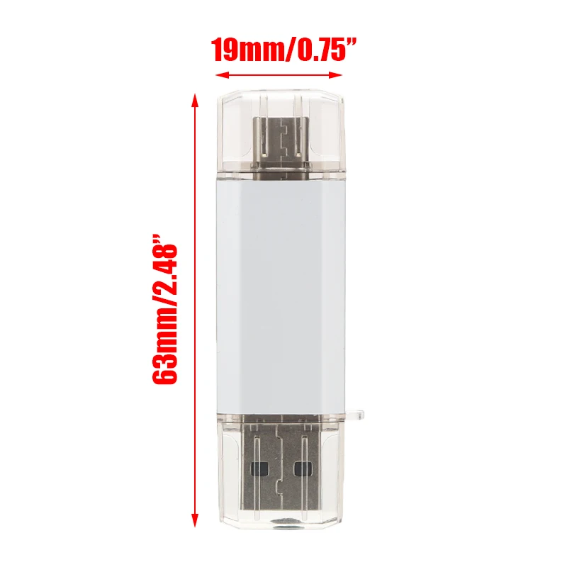 1 шт. 32 Гб до 256 ГБ Silve type A/C Thumb Menmory Stick Drive флеш-накопитель USB модный флеш-накопитель для мобильного телефона Menmories Expansion