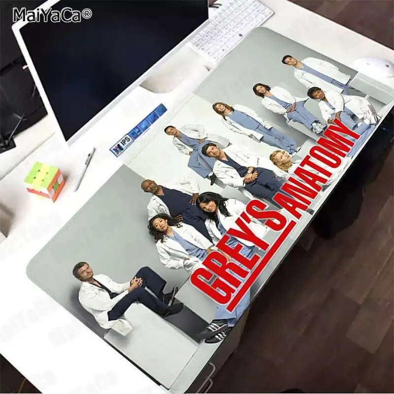 Lock Edge 30x80cm MaiYaCa высокое качество Doctors gray is Anatomy tv DIY дизайн игровой с узором коврик для мыши большой коврик для мыши клавиатуры - Цвет: Lock Edge 30x80cm