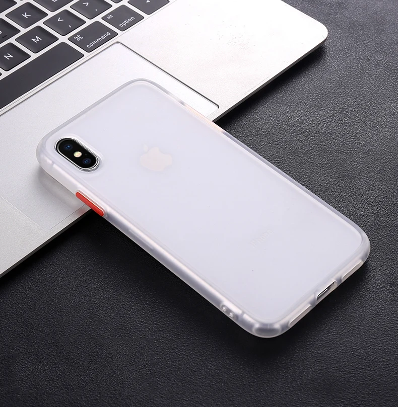 White Силиконовый противоударный чехол для Oneplus 7 Pro, полупрозрачный матовый чехол для Oneplus 7T 6T One Plus 6T 7 Pro, чехол Fundas - Цвет: White