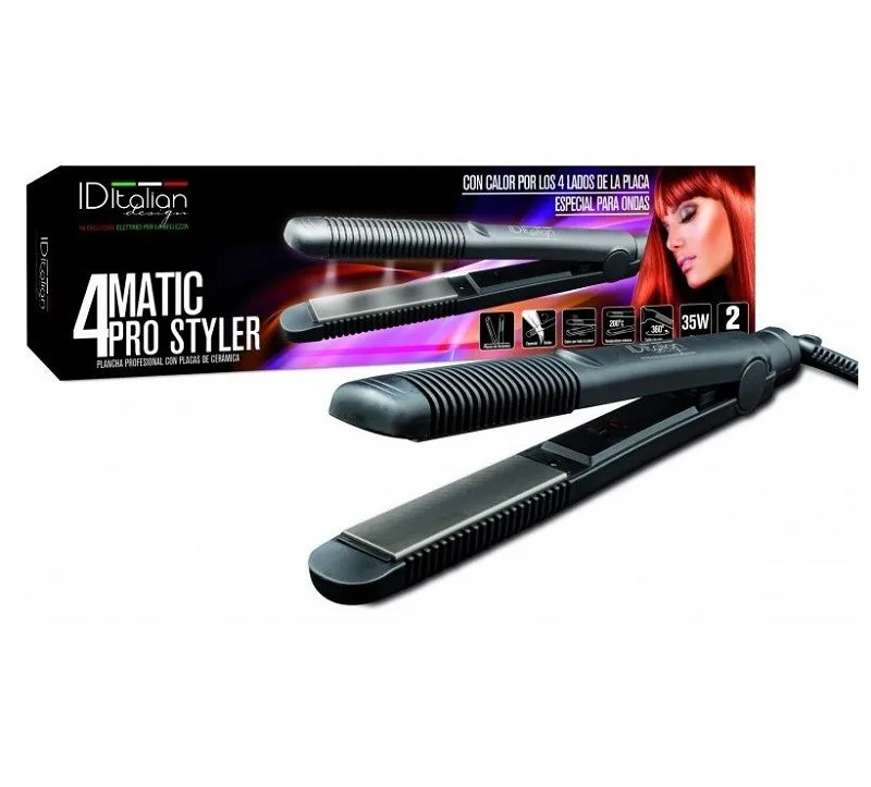 Plancha profesional 4MATIC PRO STYLER Italian Design Peluquería PostQuam  Para alisar y hacer ondas placas de cerámica hasta 200º 35 W  IDEE3011|Relajantes capilares| - AliExpress