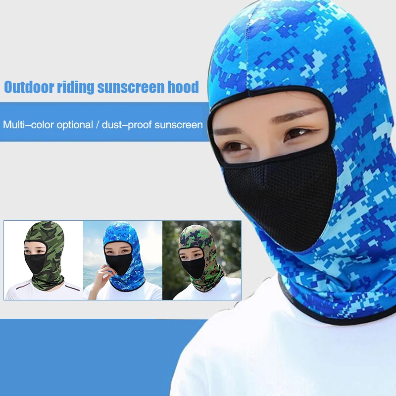 Durable Riding Hood Riding Mask Milk Mesh Yarn Windbreak Bicycle Mountaineering Warmth Face Mask Portable Scarf Climbing