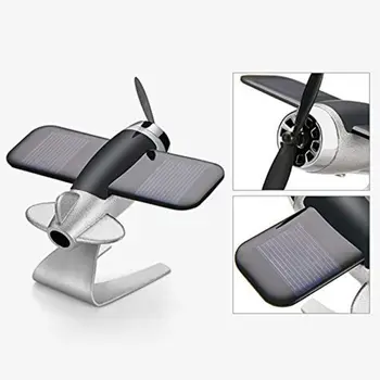 

Hot 1PCS Car Air Freshener Airplane Aircraft Model Solar Energy Aromatherapy Interior Decoration