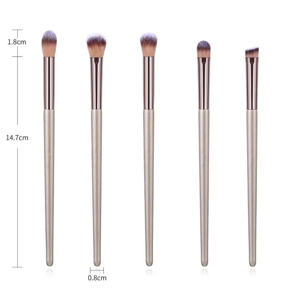 

Hot Selling Small Grape10 Champagne Gold Makeup Brush Set Beauty Tool