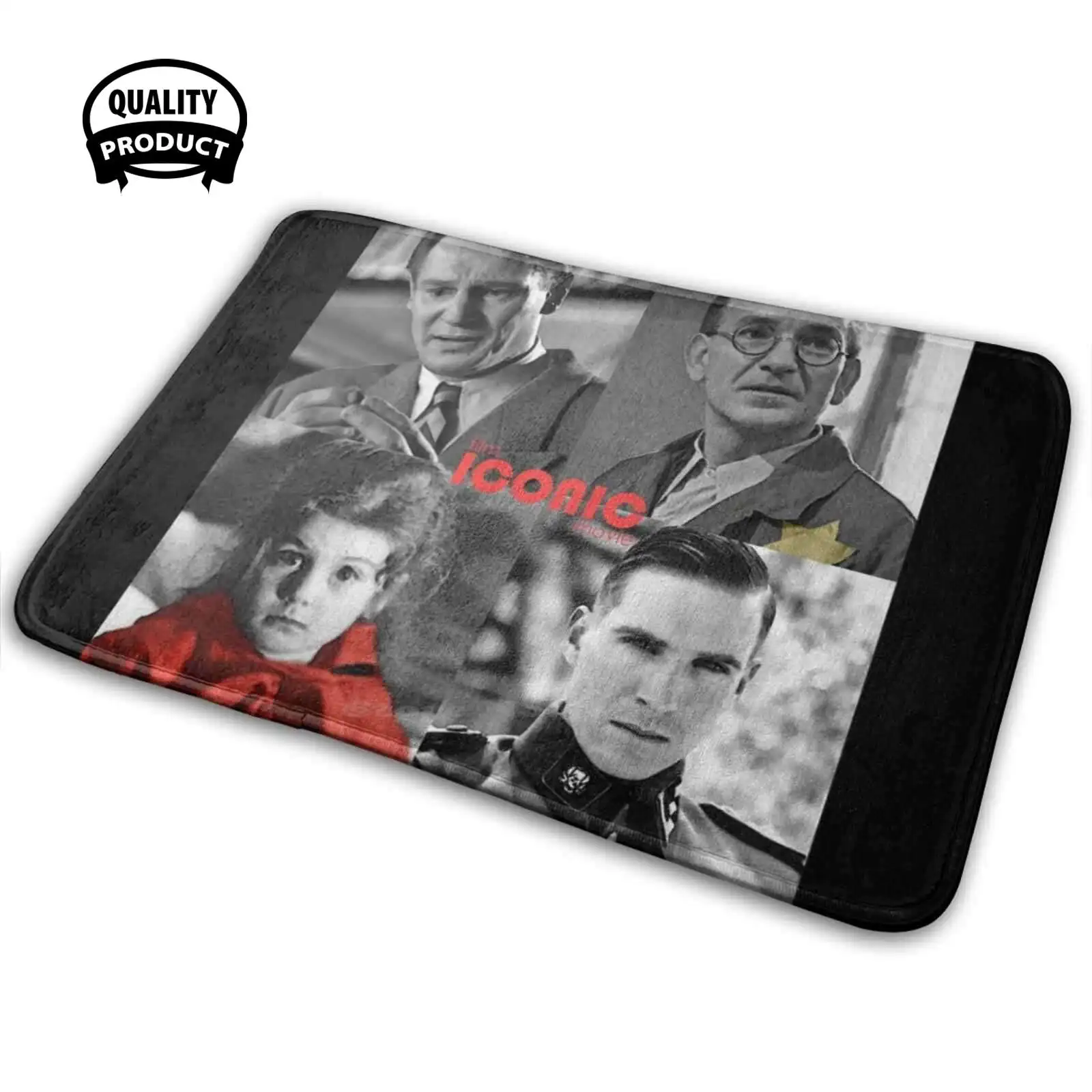 Film Iconic Movie La Liste De Schindler Et Blanc 3D Articoli Per La Casa Mat Tappeto Tappeto Cuscino La Liste De Schindler Schindlers