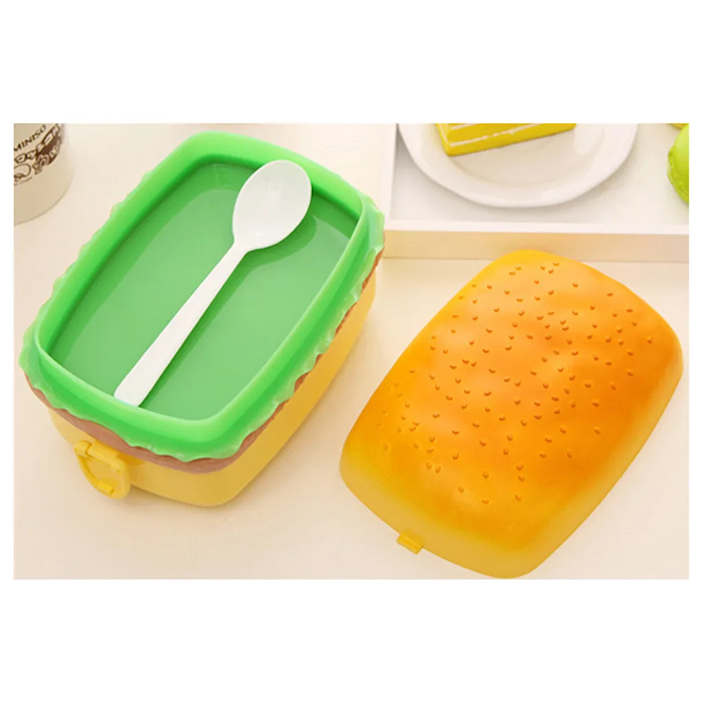 186 г прочные пластиковые многоразовые сэндвич-контейнеры с крышками Ланч-бокс контейнер для еды для детей loncheras para mujer lunchbox@ 12