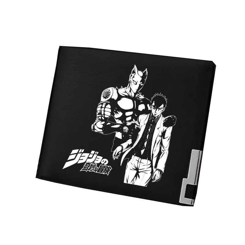 JoJo невероятное приключение Dio принт Для мужчин короткий кошелек из искусственной кожи чехол-бумажник Леоне abbacchio ID держатель для карт женская сумочка для денег с изменением сцепления