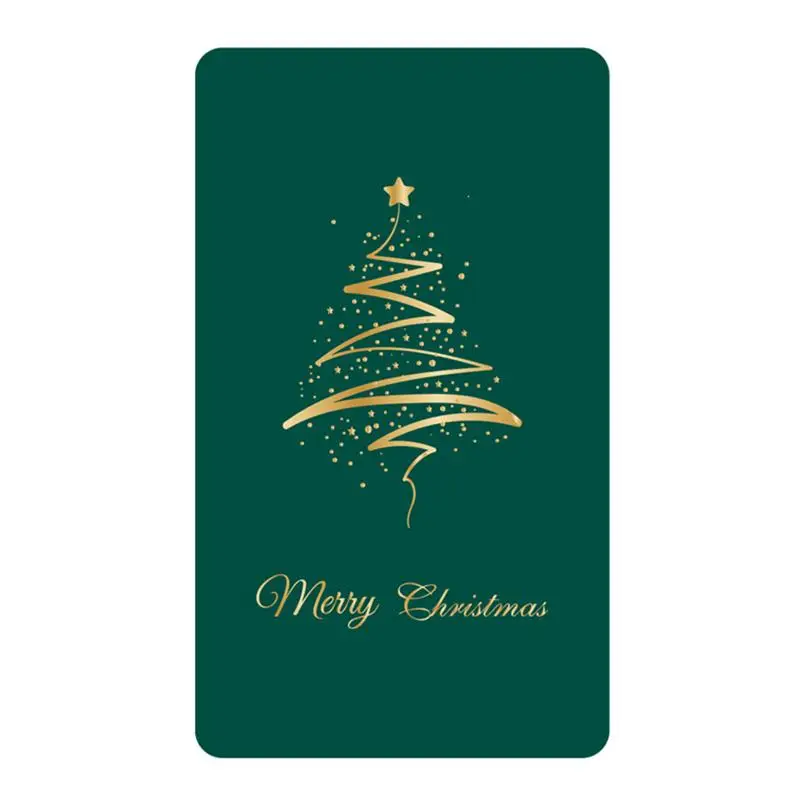  24 Sheets Christmas Greeting Cards Delicate Christmas Themed Blessing Card DIY Xmas Paper Invitatio - 4.00029E+12