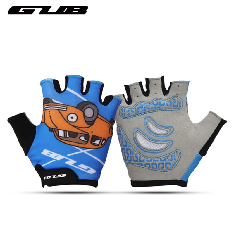 

GUB Children Half Finger Cycling Gloves Gel Shockproof Sport Workout Jogging Running Gloves Bicycle Bike Anti-slip Kids Gloves