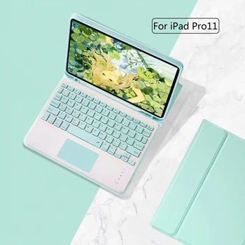 

2020 New For Pro11 2018 2020 Ultra Slim Smart Cover Bluetooth Touchpad Keyboard Case