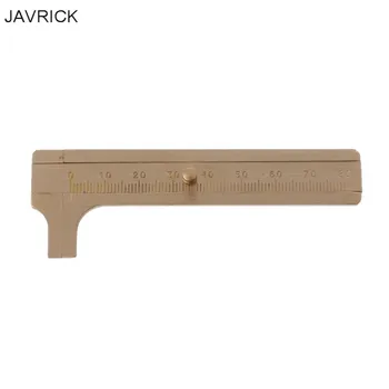 

80mm Handy Sliding Gauge Brass Vernier Caliper Mini Brass Pocket Ruler Tool